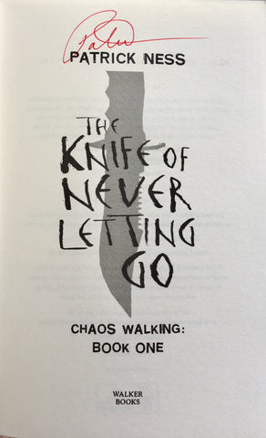 The Knife Of Never Letting Go 10th Anniversary Edition Signed By P Pea Green Boat Books