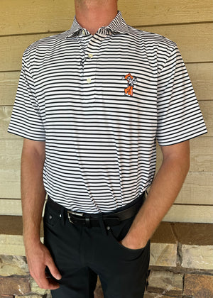 Turtleson Gus Stripe Performance Polo - The Swinging Pete Shop