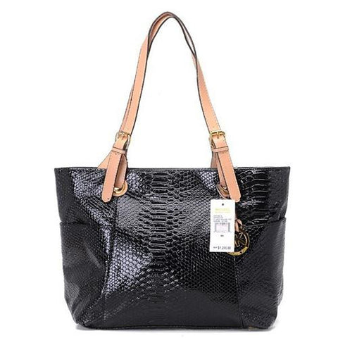 michael kors croc embossed tote