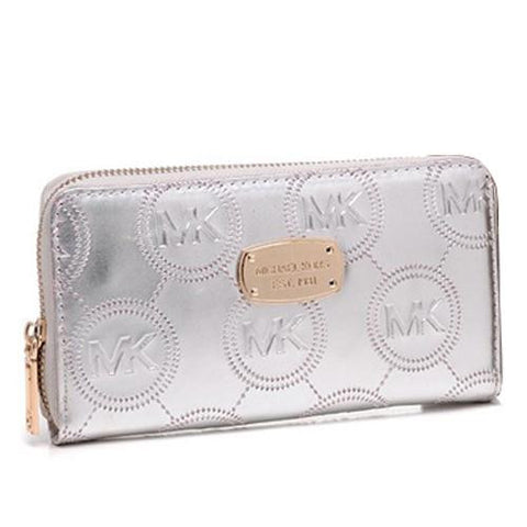 mk silver wallet