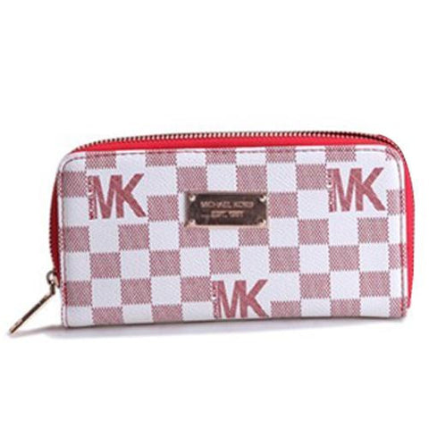 mk continental zip around wallet