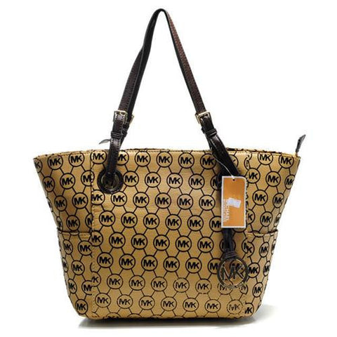 michael kors tan tote