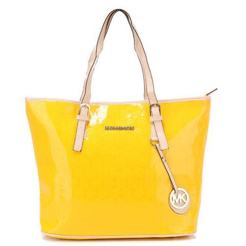 michael kors monogram bag yellow