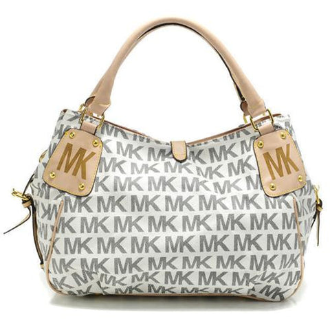 Michael Kors MK Signature Large Vanilla Totes Outlet – Michael Kors STORE and CO.