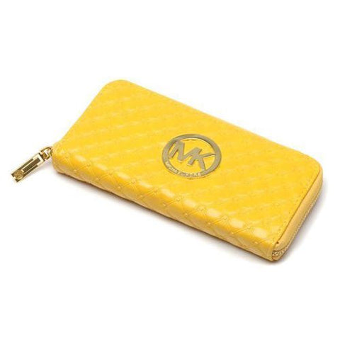 mk yellow wallet