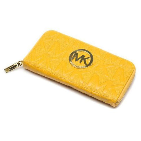 michael kors yellow wallet