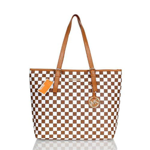 michael kors checkerboard tote