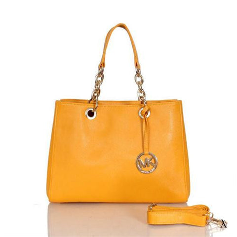 michael kors yellow satchel