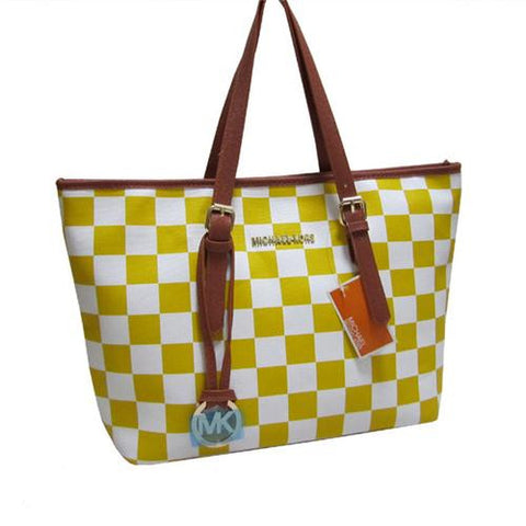 michael kors checkerboard tote