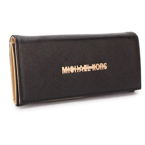 mk black wallet