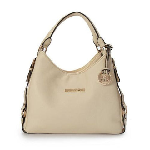 Michael Kors Bedford Large Ivory Shoulder Bags Outlet – Michael Kors STORE and CO.
