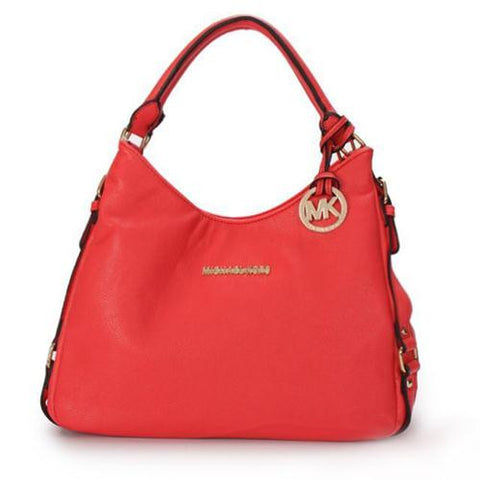 michael kors red shoulder bag