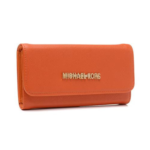 michael kors orange wallet