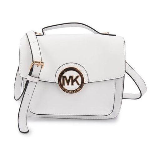 mk white crossbody bag