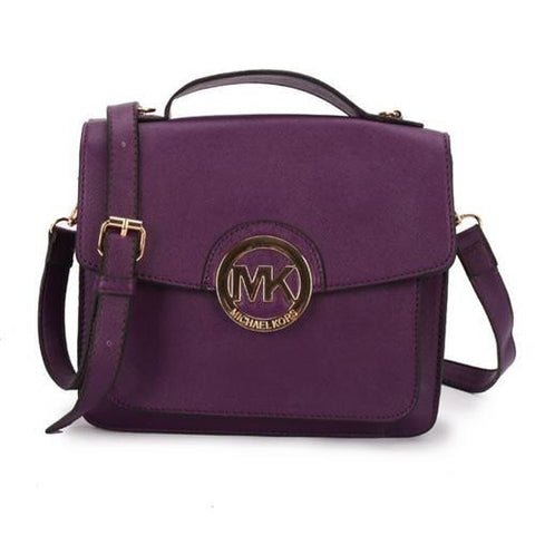 michael kors purple crossbody purse
