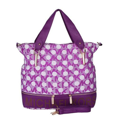 michael kors monogram bag purple