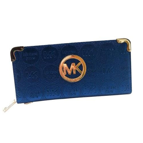 blue mk wallet