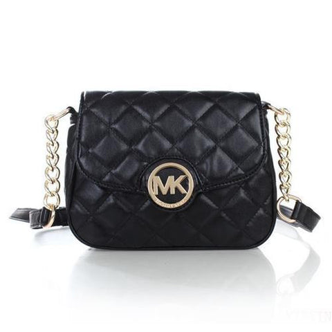 Michael Kors Fulton Quilted Leather Small Black Crossbody Bags – Michael Kors STORE and CO.