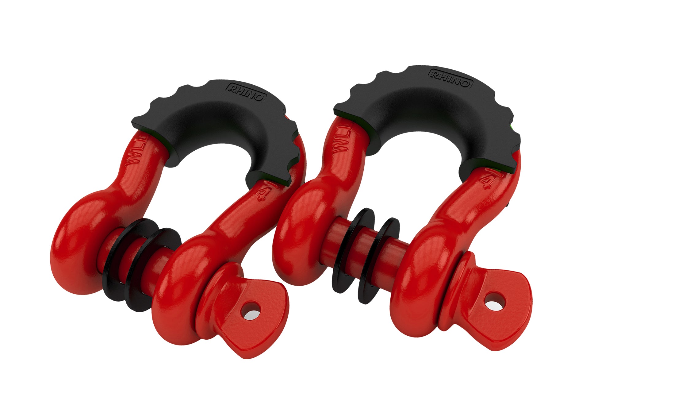 3/16 dia. Extreme Soft Shackle, Yellow (MTS 13,500 Lbs) - ASR Offroad