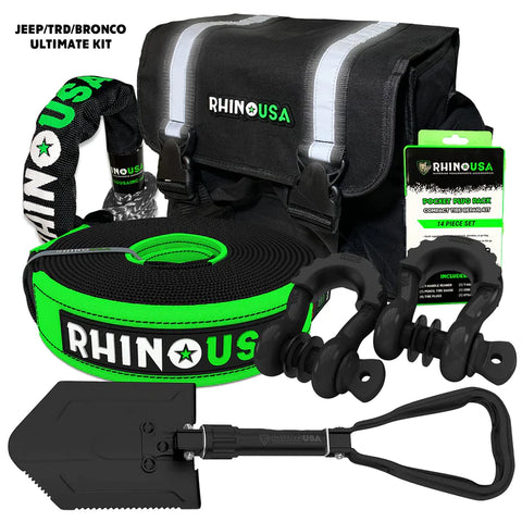 Best Recovery Tow Strap (3 Ultimate) - Rhino USA