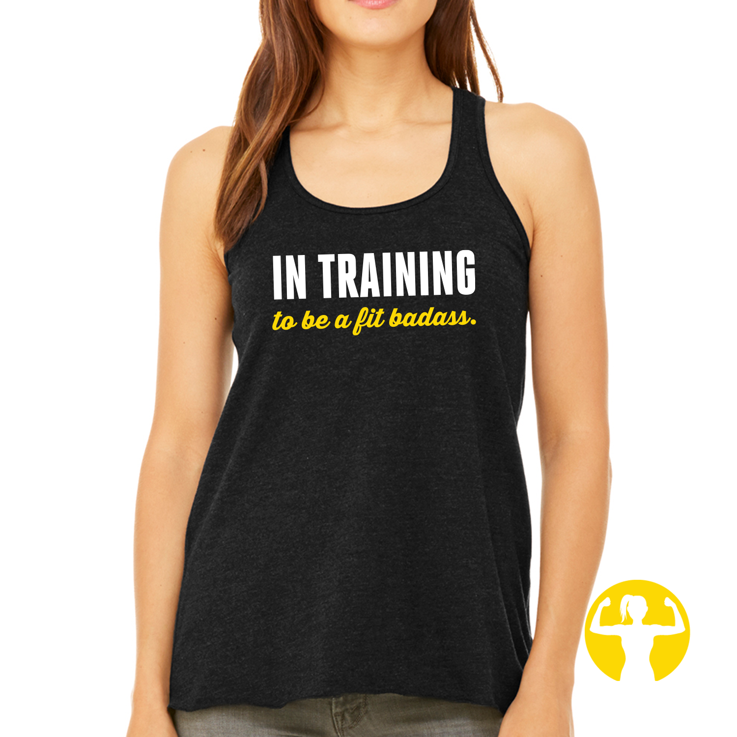 Swing, Snatch, Sweat, Repeat Flowy Muscle Tank for Women
