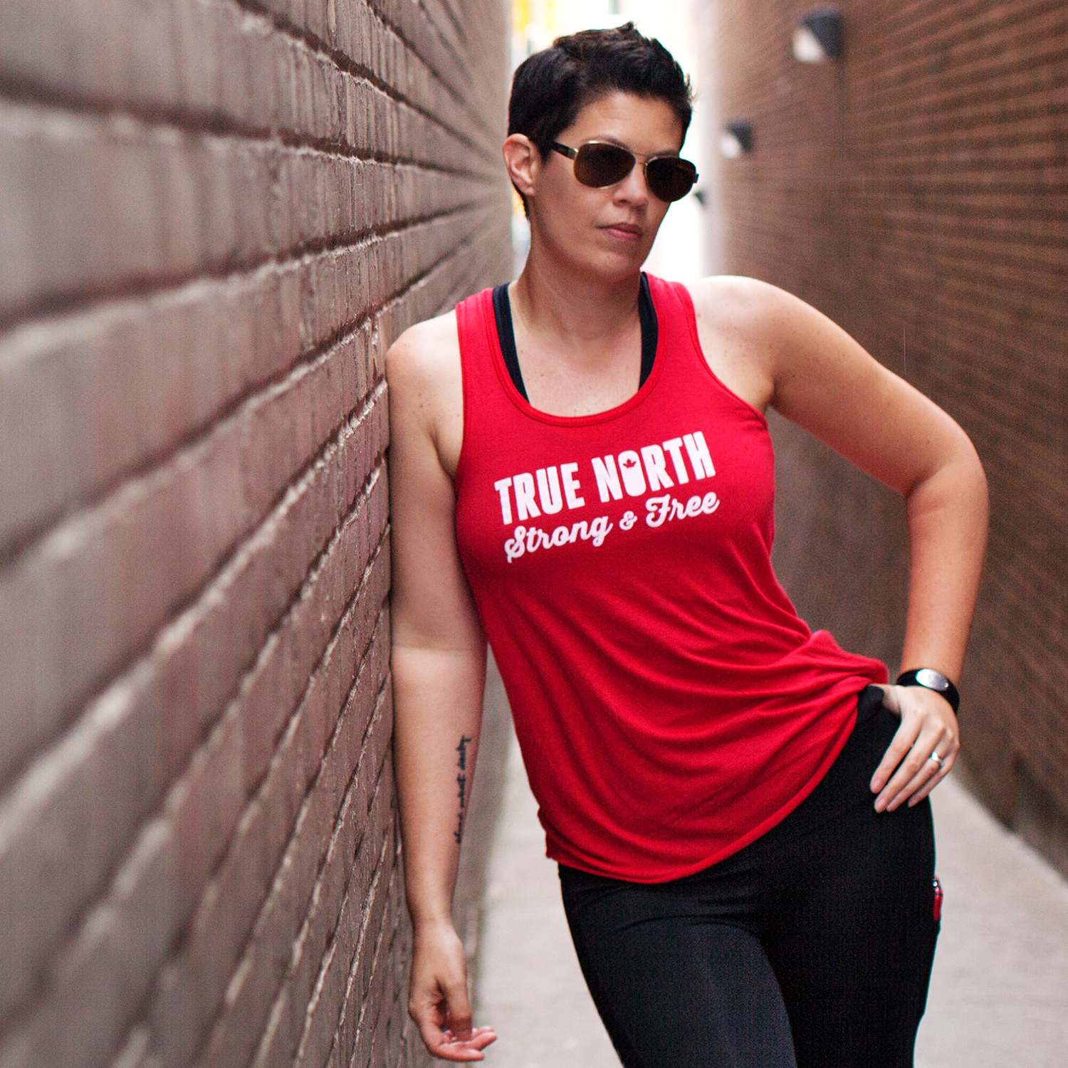 True North Strong & Free - Ultra Soft, Flowy Racerback Tank Top, Asskicker  Activewear