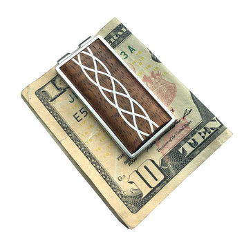 Money Clip - Inlay Cocobolo Rosewood