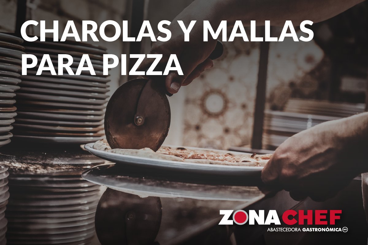 Charolas de Aluminio p/Pizza con Bordes de diferentes Diametros- – ZONA CHEF