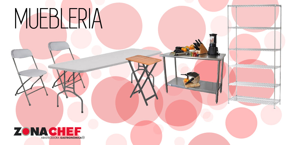 Mesa Plegable de Plastico 1.20 mts de Largo (portafolio) APR – ZONA CHEF