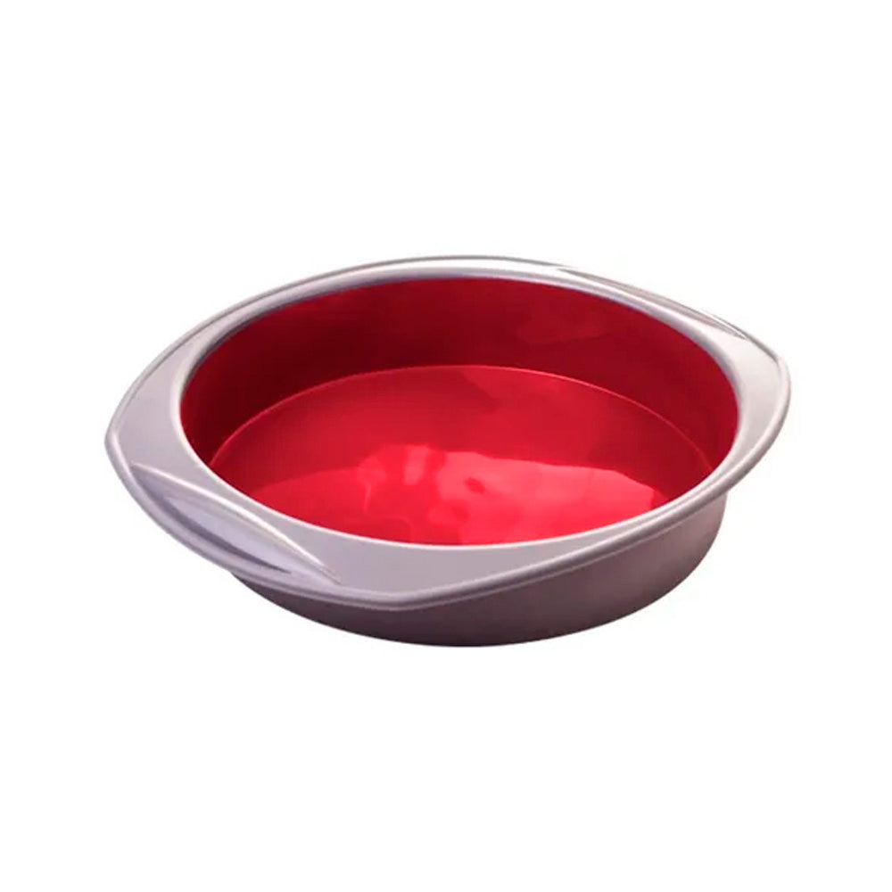 Molde de Silicon Redondo para Pastel Rojo Baik Rd – ZONA CHEF