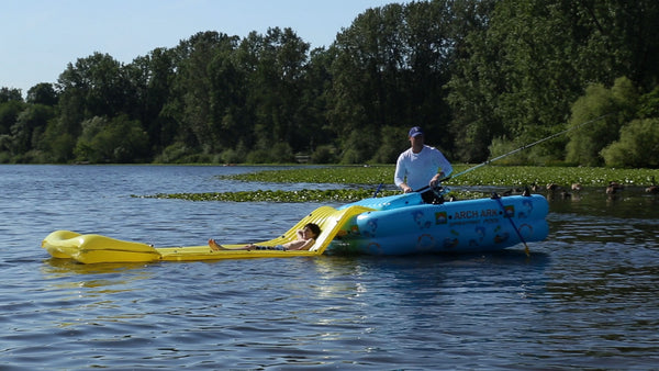 inflatable pool boat