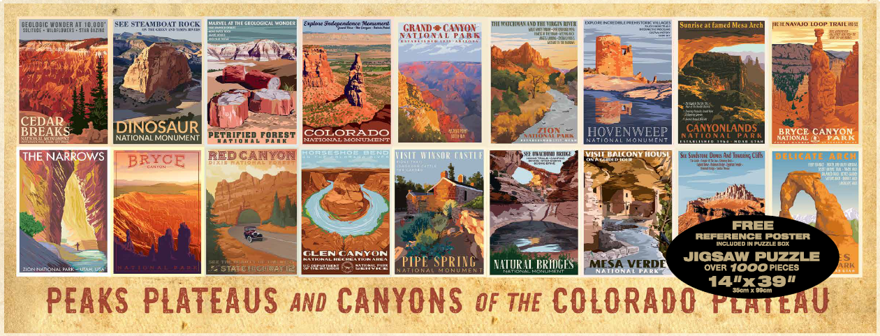 Grand Canyon Conservancy  Puzzle Colorado Plateau 1000pc