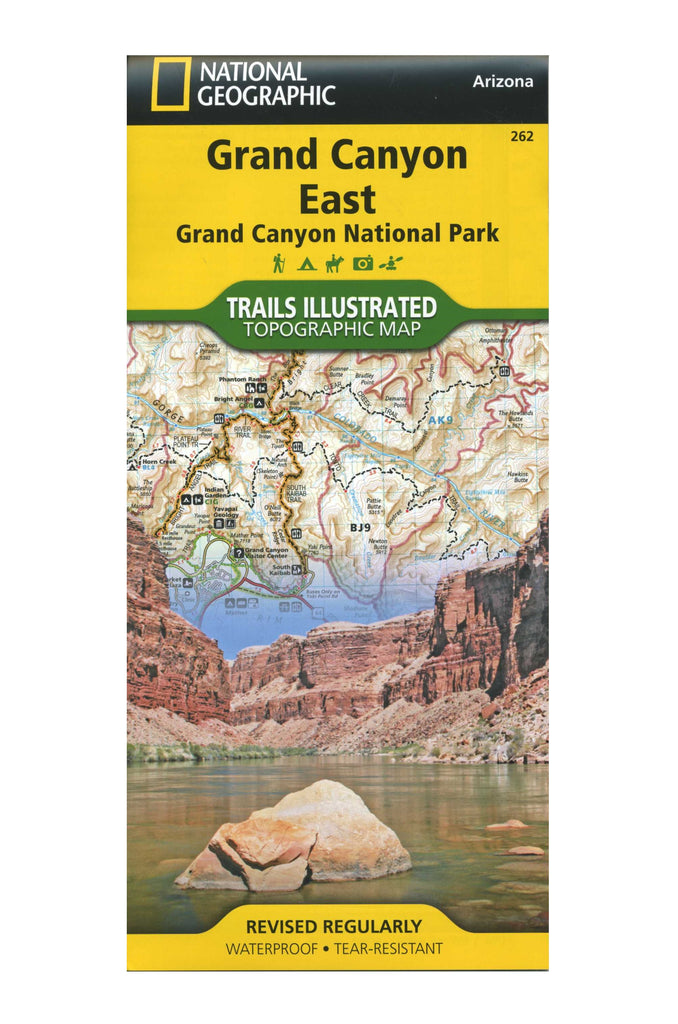 Grand Canyon East Nat Geo Map 262 Grand Canyon Conservancy Store