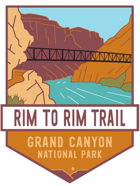 Rim to Rim: Grand Canyon National Park Pin – Grand Canyon Conservancy Store