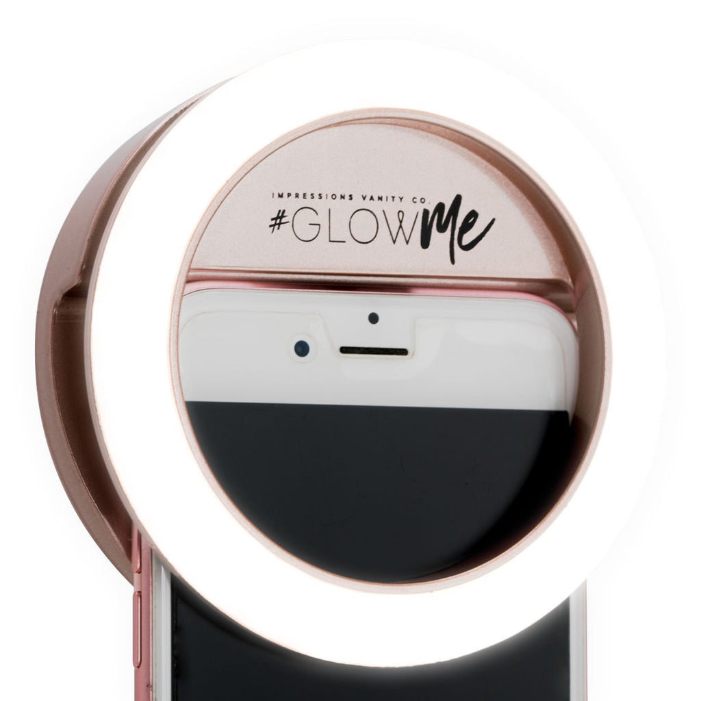 besluiten Malawi Grof GlowMe® 2.0 Rechargeable Clip-On LED Selfie Ring Light for Smartphones
