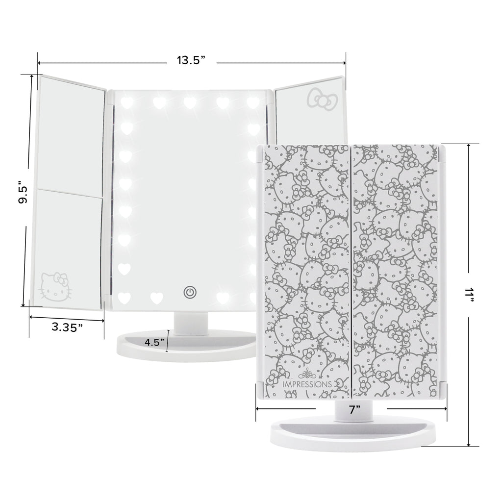 impressions vanity mirror trifold