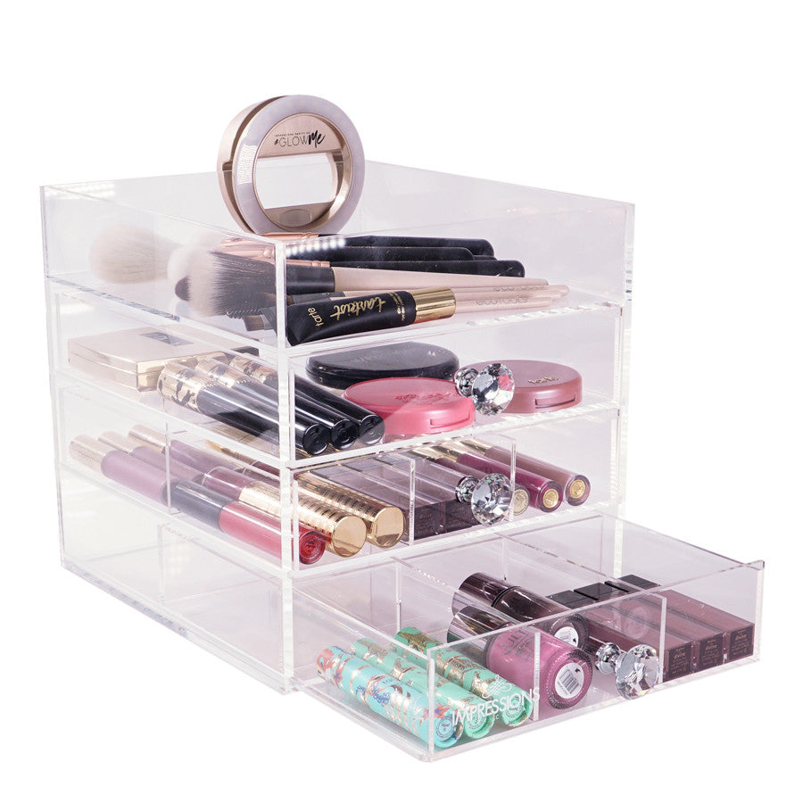 impression vanity makeup organizers