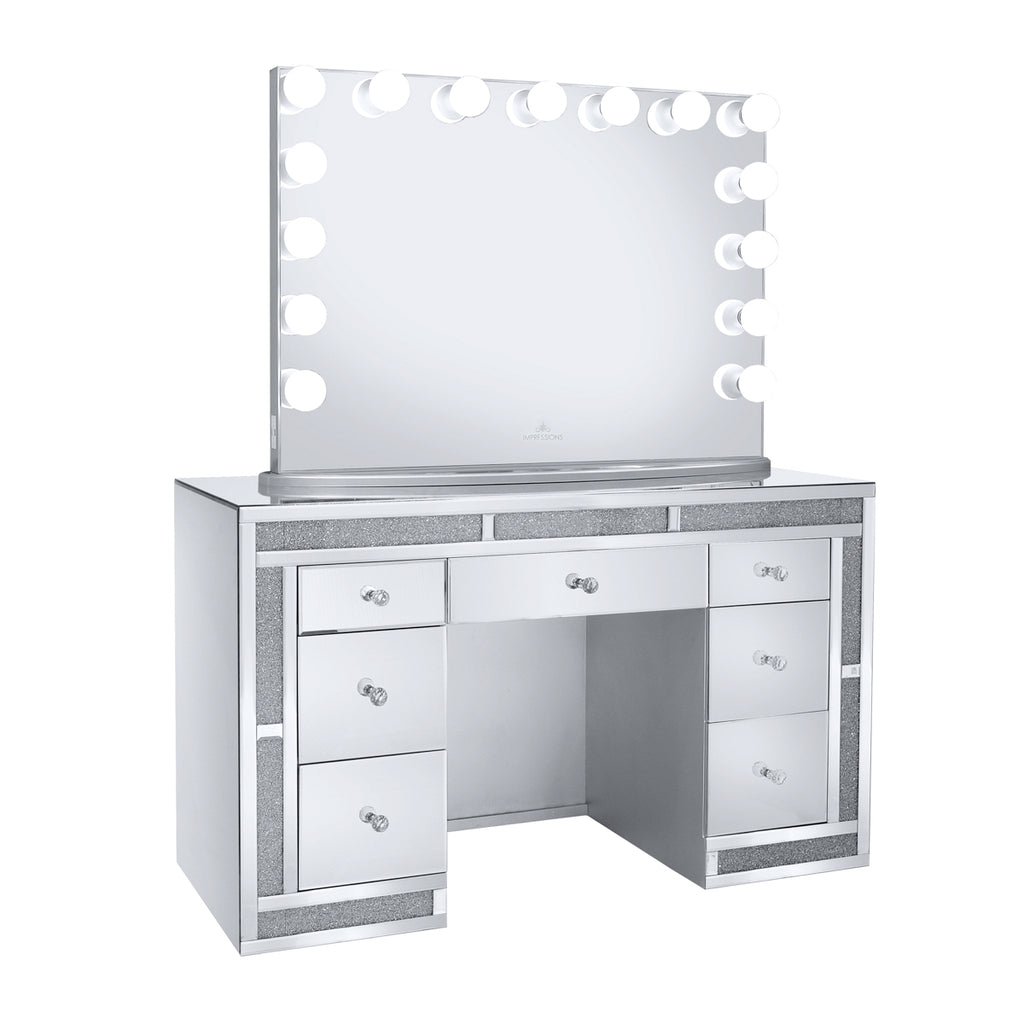 mirrored vanity mirror