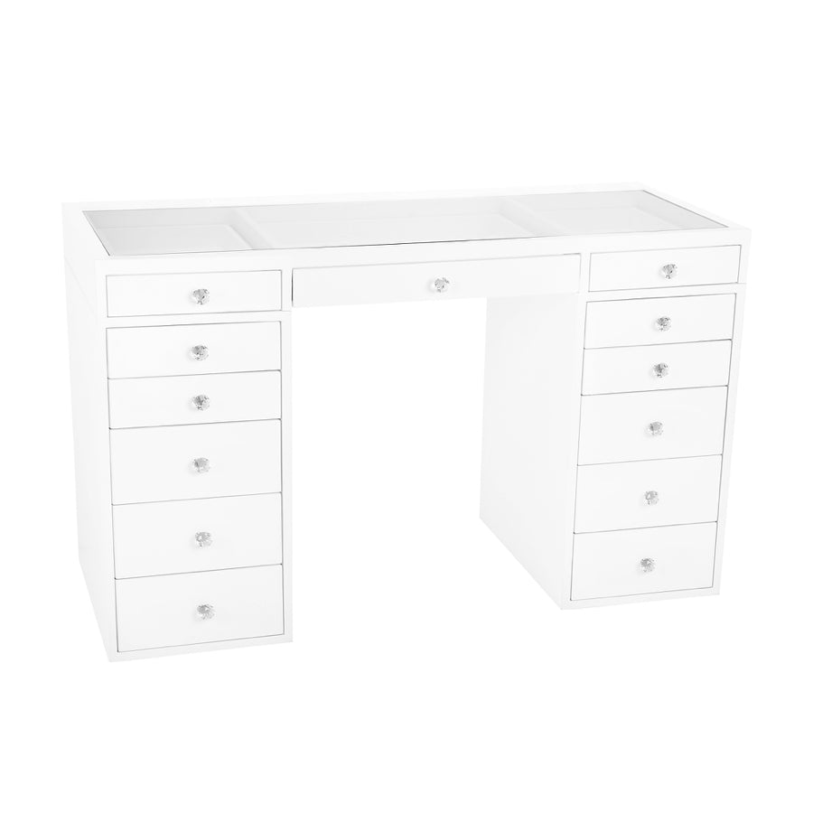 Slaystation Plus Premium Vanity Table With Drawers Impressions Vanity Co