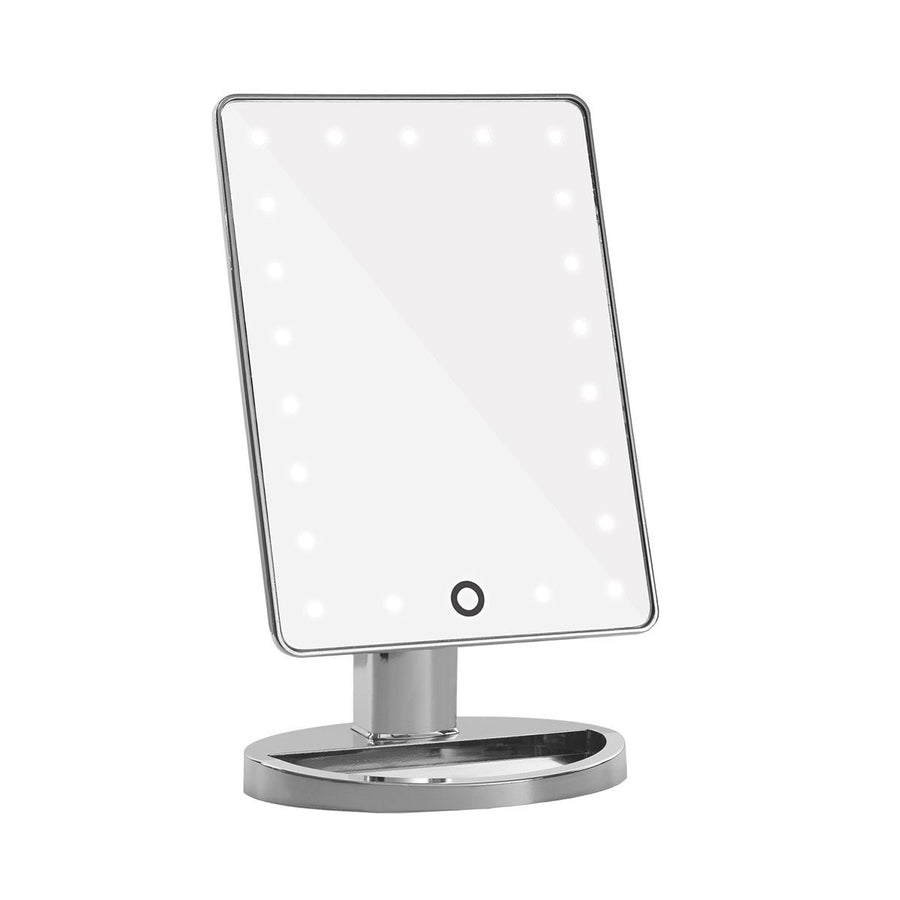 makeup mirror with lights rose gold