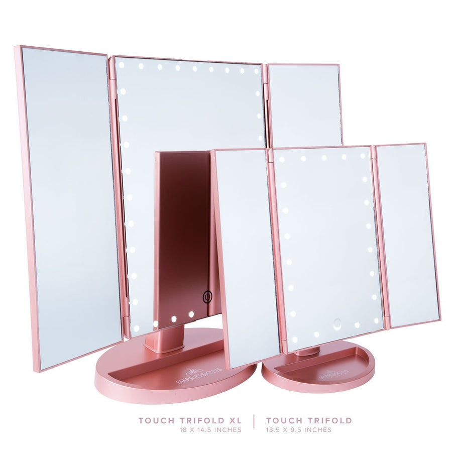 impressions vanity mirror trifold