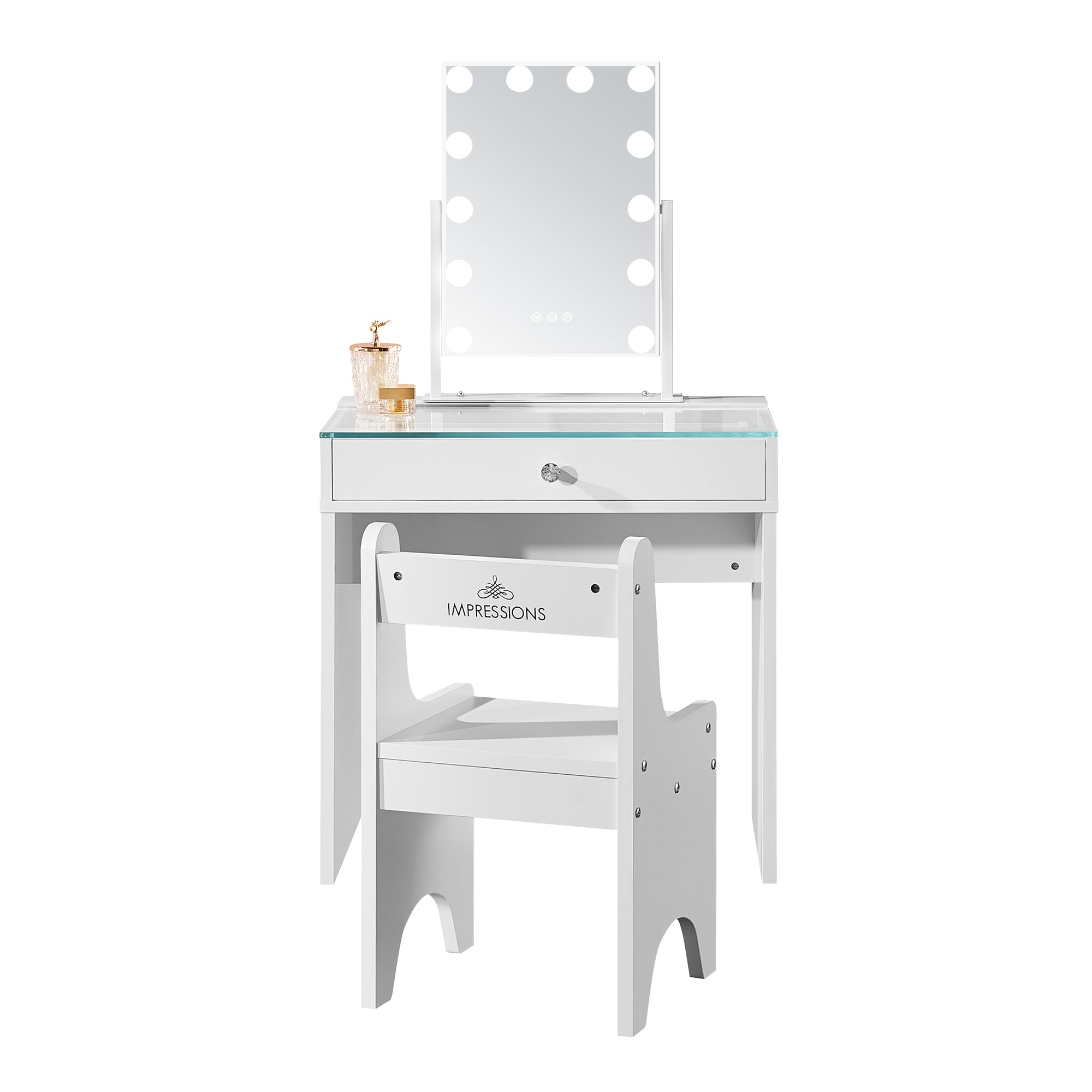 childrens vanity mirror with drawer