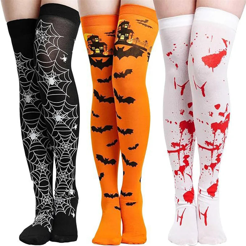 Halloween Themed Print Stockings