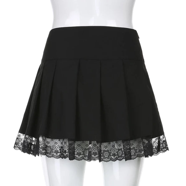 'Saw' Lace up Mini Skirt at $29.99 USD l Rags n Rituals