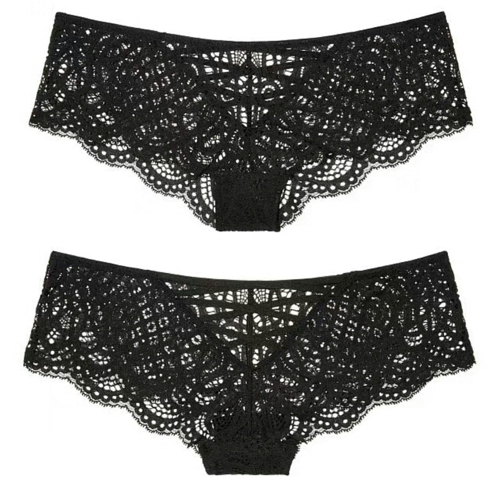 black lace underwear