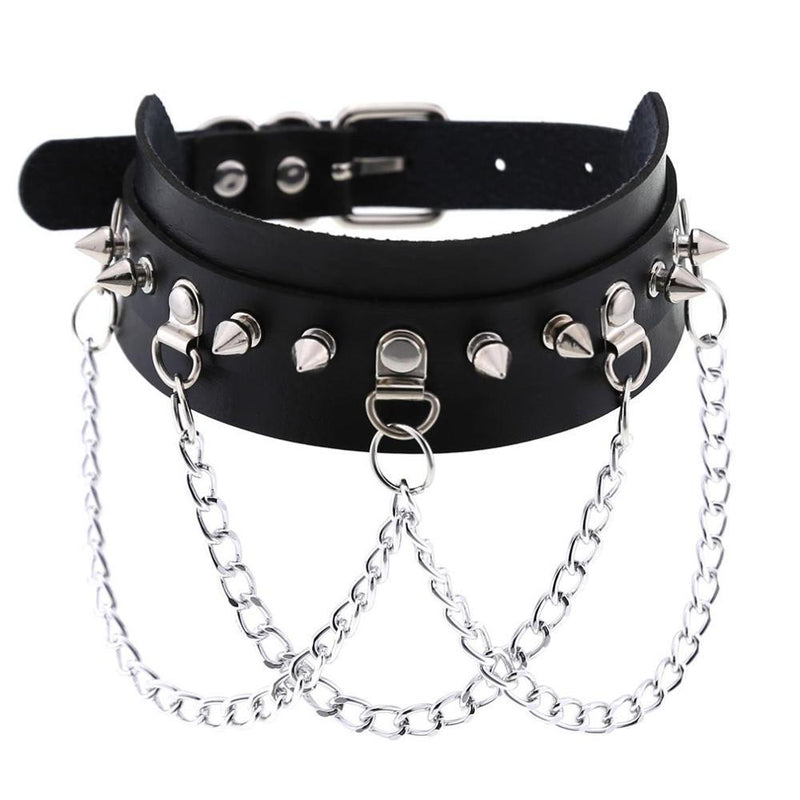 leather choker