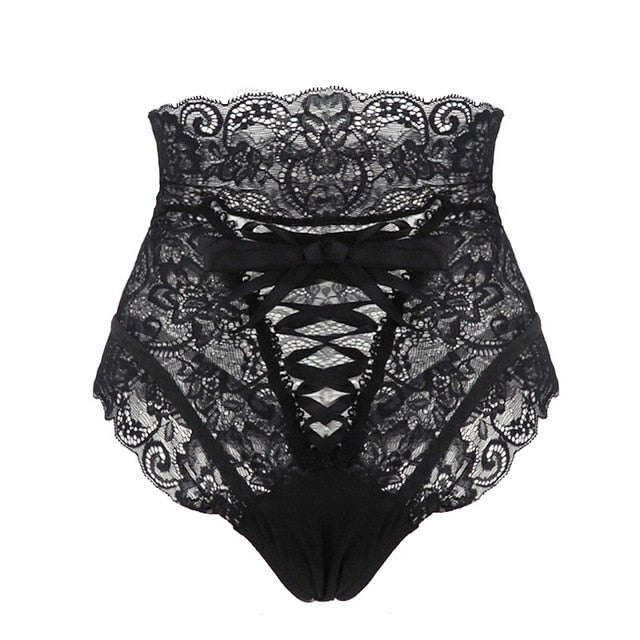 Cathalem Gothic Lingerie for Women Lace Thong Thong Pants Briefs Underwear  Ladies Lingerie for Women Lace Underwear Black One Size