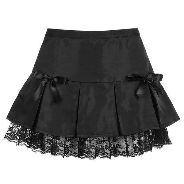 'Castaway' Pleated Lace Skirt at $28.99 USD l Rags n Rituals
