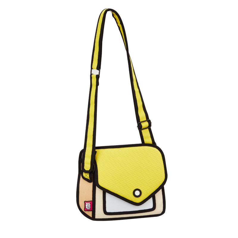 2D Bag Giggle Minion Yellow Shoulder Bag | JumpFromPaper Cartoon Bag