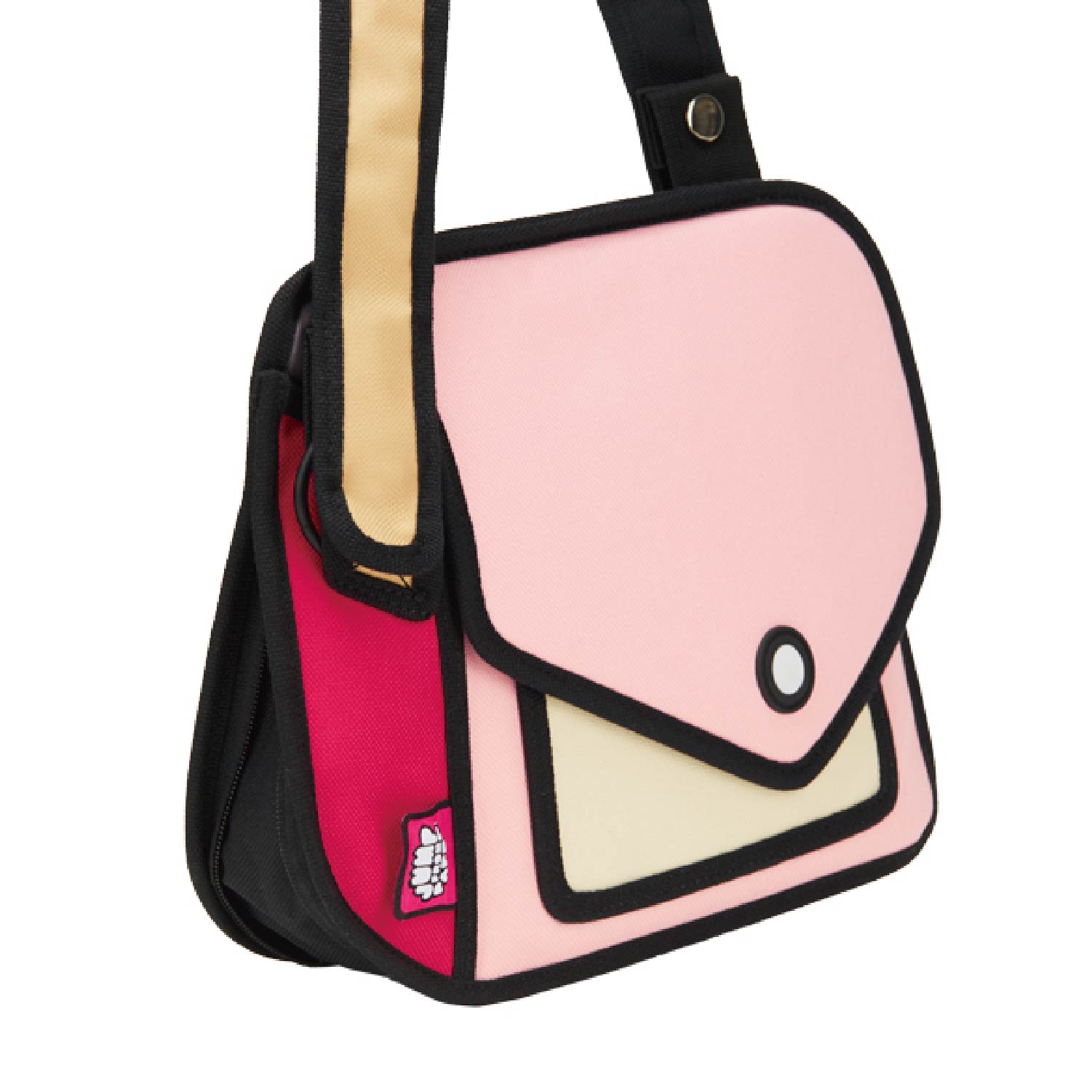 2D Bag Coo Coo Pink Shoulder Bag | JumpFromPaper Cartoon Bag